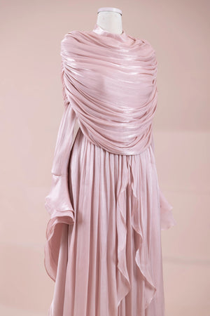 Aréa Tesettür Abiye - FioraofDress - tesettur - abiye - pudraa - 38 - hijab - evening - dress