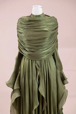 Aréa Tesettür Abiye - FioraofDress - tesettur - abiye - Çimen yeşili - 38 - hijab - evening - dress