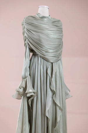 Aréa Tesettür Abiye - FioraofDress - tesettur - abiye - Çagla yeşili - 38 - hijab - evening - dress