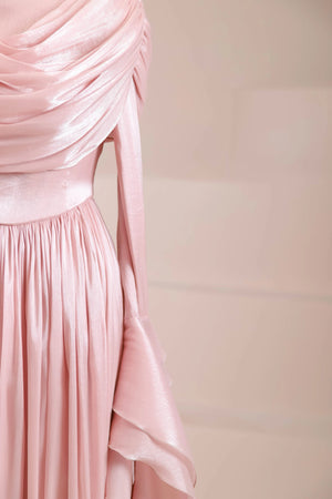 Arvia Tesettür Abiye - FioraofDress - tesettur - abiye - Pudra - 36 - hijab - evening - dress