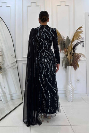 Aybike Tesettür Abiye - FioraofDress - tesettur - abiye - MİNT - 38 - hijab - evening - dress