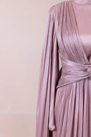 Ayrez Tesettür Abiye - FioraofDress - tesettur - abiye - rose - 38 - hijab - evening - dress