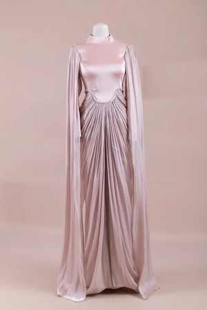 Belin Tesettür Abiye - FioraofDress - tesettur - abiye - Pudra - 36 - hijab - evening - dress