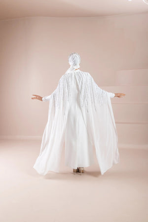 Diva Tesettür Abiye - FioraofDress - tesettur - abiye - Beyaz - 38 - hijab - evening - dress