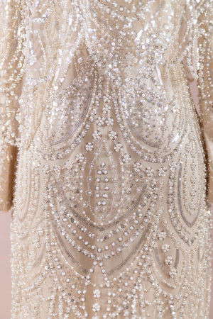 Diva Tesettür Abiye - FioraofDress - tesettur - abiye - BEJ - 38 - hijab - evening - dress