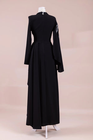 Enva Tesetür Abiye - FioraofDress - tesettur - abiye - Siyahh - 38 - hijab - evening - dress