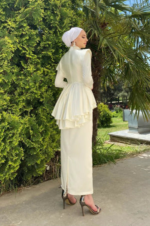 Esila Taşlı Tesettür Abiye - FioraofDress - tesettur - abiye - 42 - hijab - evening - dress