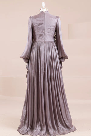 Flora Tesettür Abiye - FioraofDress - tesettur - abiye - Morr - 38 - hijab - evening - dress