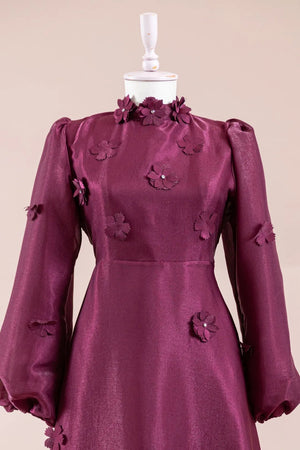 Flowers Tesettür Abiye - FioraofDress - tesettur - abiye - Chery - 36 - hijab - evening - dress