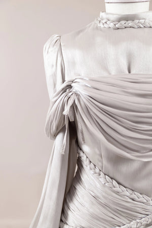 Galadriel Tesettür Abiye - FioraofDress - tesettur - abiye - Taş - 38 - hijab - evening - dress