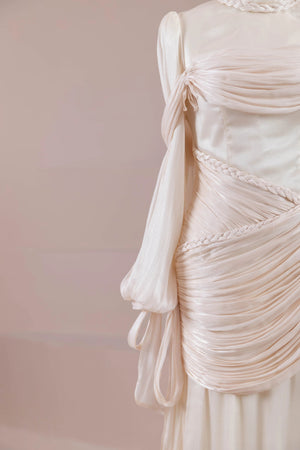 Galadriel Tesettür Abiye - FioraofDress - tesettur - abiye - Ekru - 38 - hijab - evening - dress