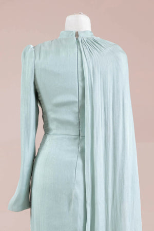 Glory Sade Tesettür Abiye - FioraofDress - tesettur - abiye - mint - 38 - hijab - evening - dress