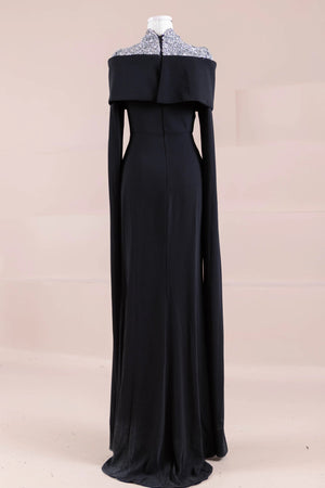 Lirae Tesettür Abiye - FioraofDress - tesettur - abiye - SİYAH - 36 - hijab - evening - dress