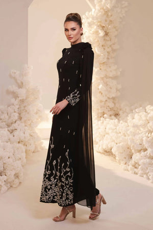 Loren Tesettür Abiye - FioraofDress - tesettur - abiye - Siyahh - 38 - hijab - evening - dress