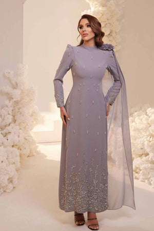 Loren Tesettür Abiye - FioraofDress - tesettur - abiye - LİLAA - 38 - hijab - evening - dress