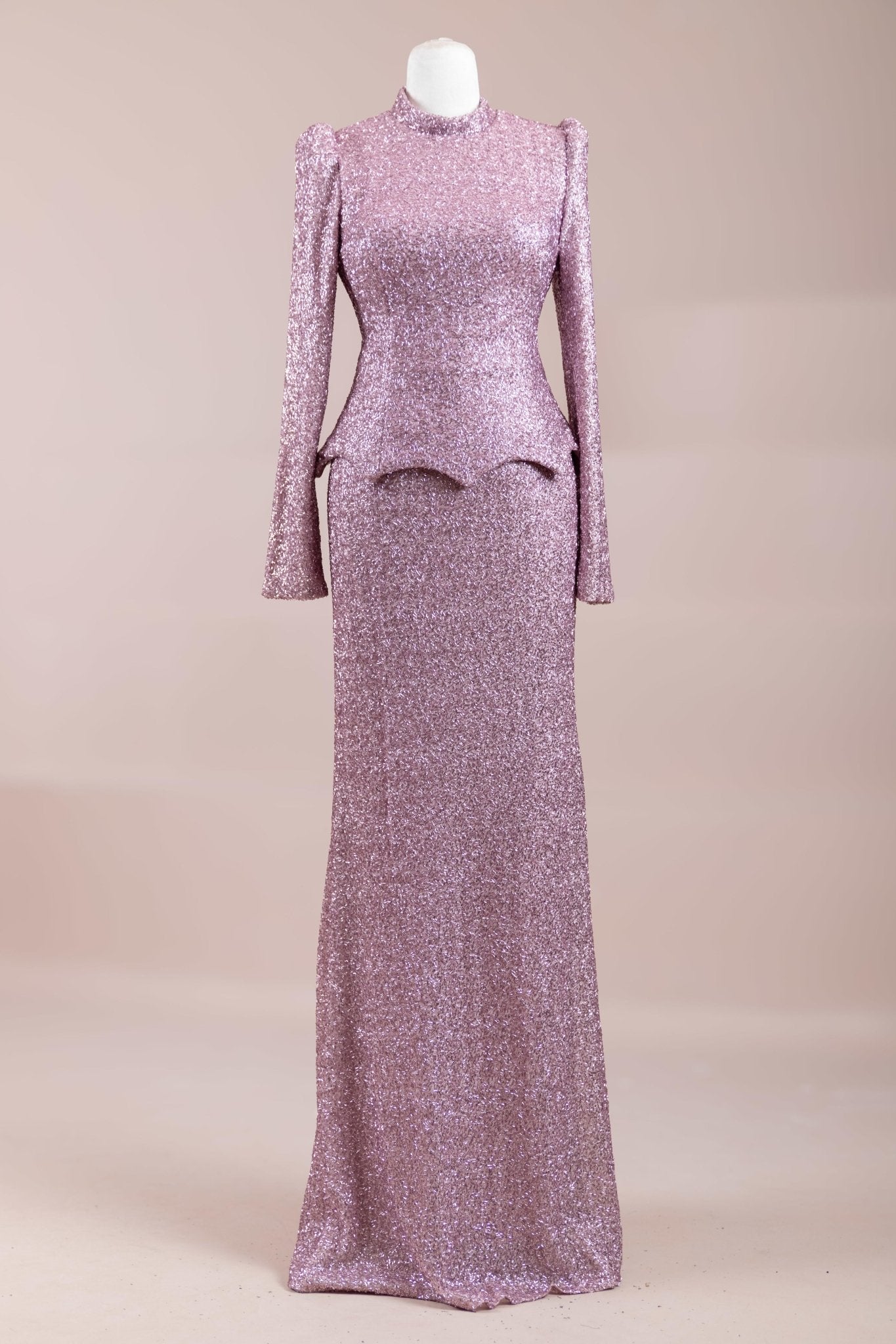 Luxe Tesettür Abiye - FioraofDress - tesettur - abiye - Gold - 38 - hijab - evening - dress