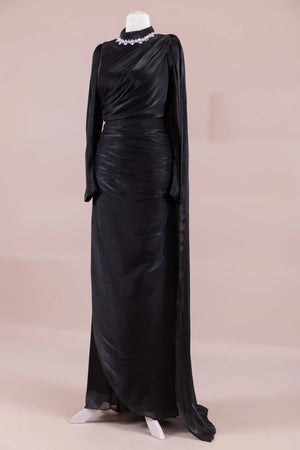 Melya Tesettür Abiye - FioraofDress - tesettur - abiye - SİYAH - 38 - hijab - evening - dress