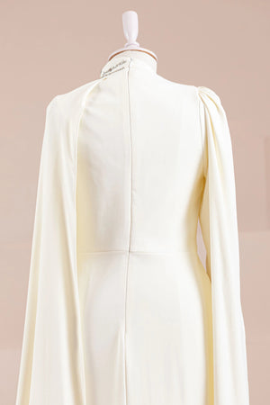 Nalesa Tesettür Abiye - FioraofDress - tesettur - abiye - Ekru - 36 - hijab - evening - dress