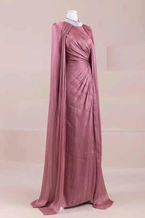 Nela Tesettür Abiye - FioraofDress - tesettur - abiye - bery - 38 - hijab - evening - dress