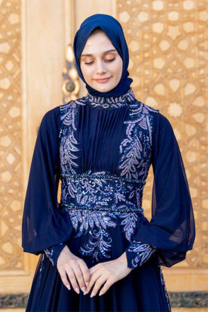 Neva Tesettür Abiye - FioraofDress - tesettur - abiye - 48 - hijab - evening - dress