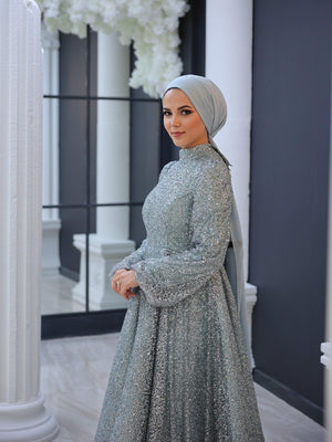 Nida Tesettür Abiye - FioraofDress - tesettur - abiye - LİLAA - 48 - hijab - evening - dress