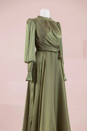 Orkide Tesettur Abiye - FioraofDress - tesettur - abiye - 38 - Çimen yeşili - hijab - evening - dress