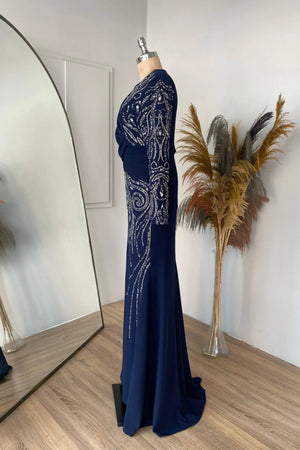 Oylum Tesettür Abiye - FioraofDress - tesettur - abiye - lacivert - 38 - hijab - evening - dress