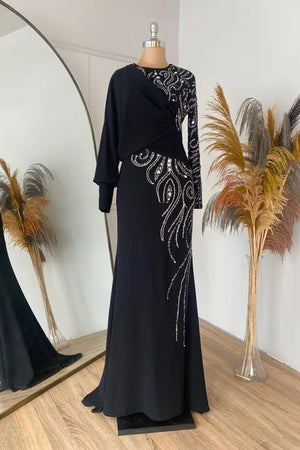 Oylum Tesettür Abiye - FioraofDress - tesettur - abiye - Siyahh - 38 - hijab - evening - dress