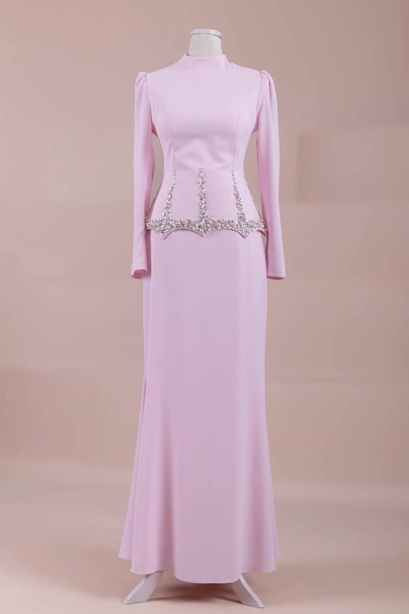 Ranya Tesettür Abiye - FioraofDress - tesettur - abiye - PEMBE - 38 - hijab - evening - dress