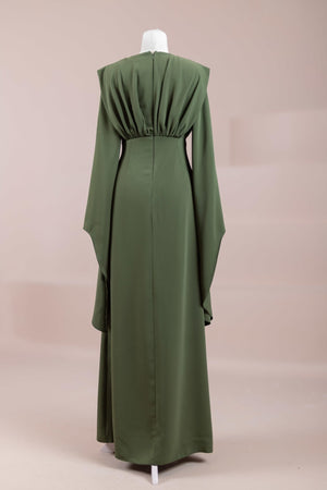 Rouge Tesettür Abiye - FioraofDress - tesettur - abiye - Yeşil - 38 - hijab - evening - dress