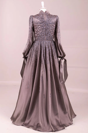 Royale Tesettür Abiye - FioraofDress - tesettur - abiye - Bronz - 36 - hijab - evening - dress