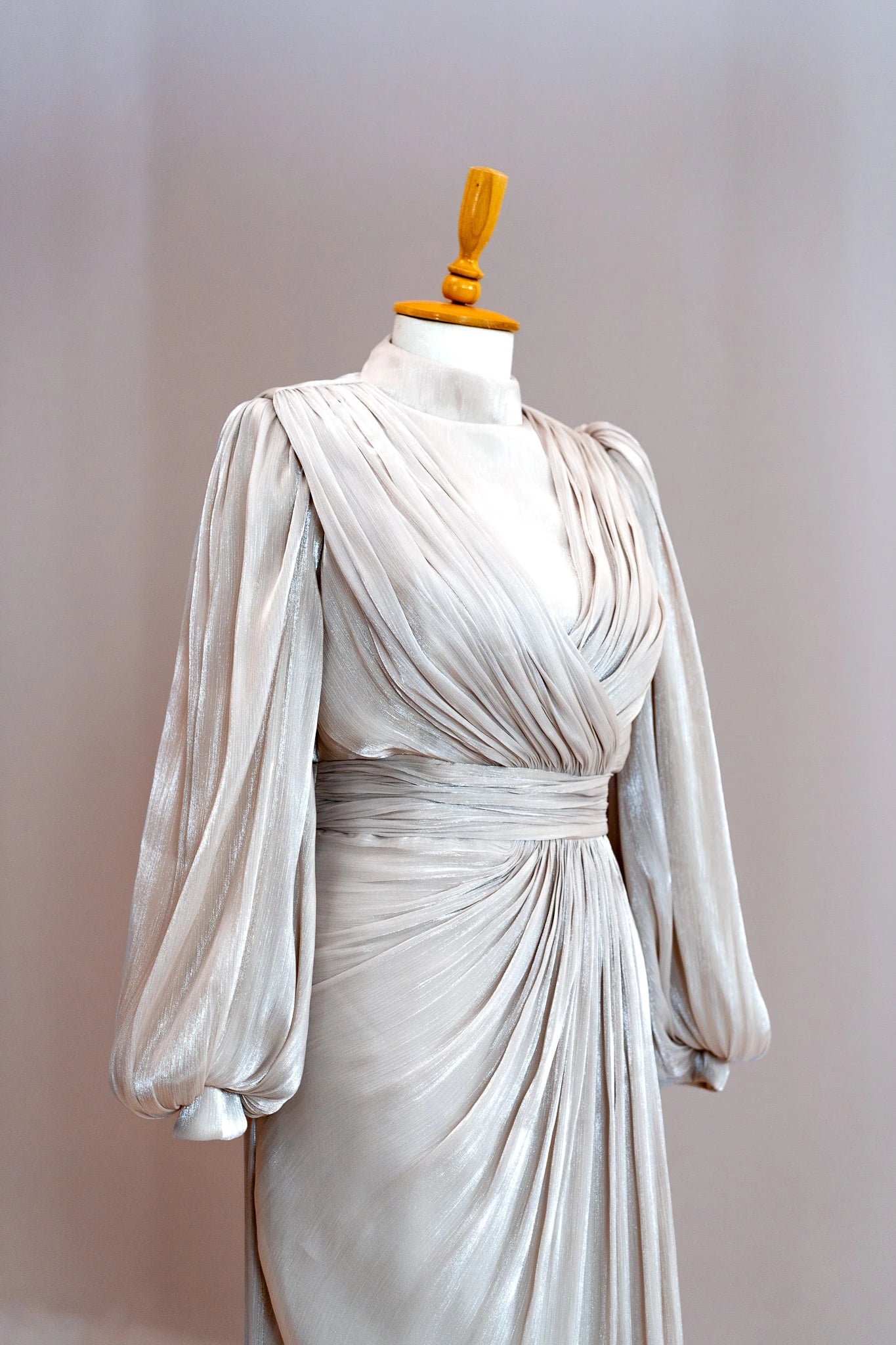 Safir Tesettür Abiye - FioraofDress - tesettur - abiye - Ekru - 38 - hijab - evening - dress