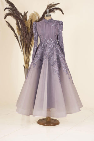 Serra Tesettür Abiye - FioraofDress - tesettur - abiye - LİLAA - 38 - hijab - evening - dress