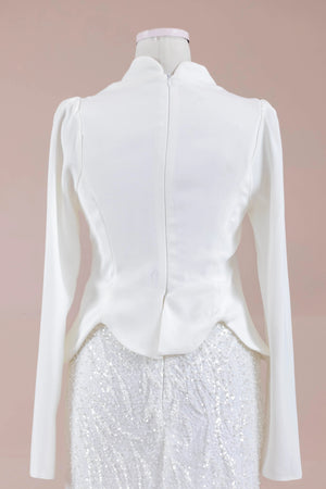 Simera Tesettür Abiye - FioraofDress - tesettur - abiye - Beyaz - 38 - hijab - evening - dress