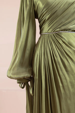 Su Yolu Tesettür Abiye - FioraofDress - tesettur - abiye - Çimen yeşili - 38 - hijab - evening - dress