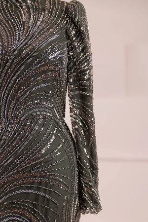 Tira Tesettür Abiye - FioraofDress - tesettur - abiye - HAKİ - 38 - hijab - evening - dress