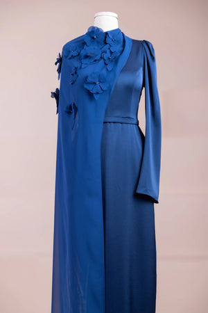 Velisse Tesettür Abiye - FioraofDress - tesettur - abiye - PETROL - 38 - hijab - evening - dress