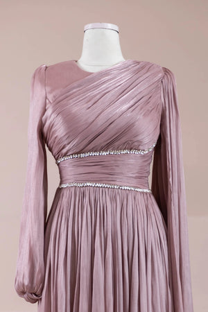 Zafira Tesettür Abiye - FioraofDress - tesettur - abiye - lila - 38 - hijab - evening - dress