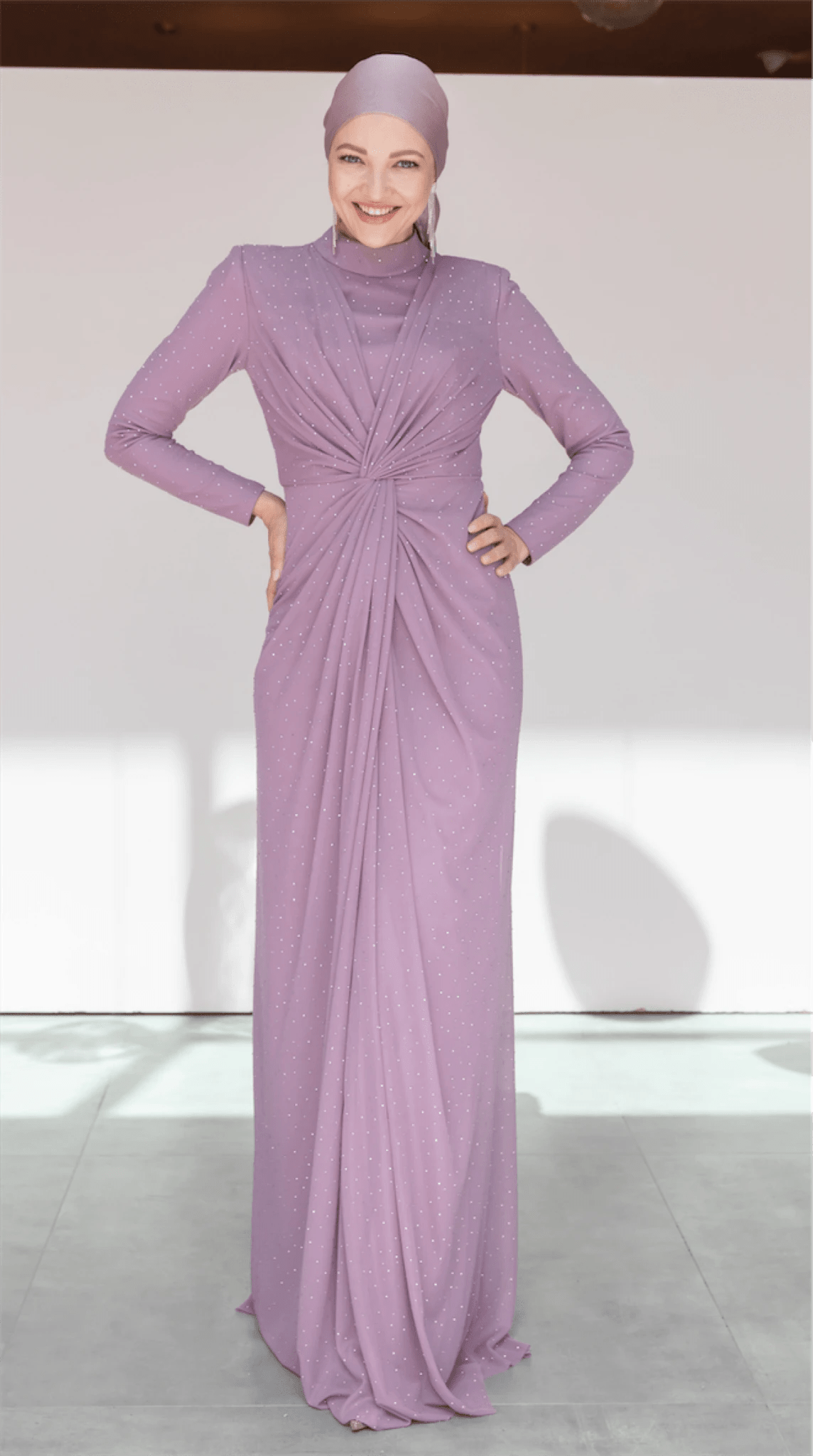 Zarif Tesettür Abiye - FioraofDress - tesettur - abiye - 44 - Pudra - hijab - evening - dress