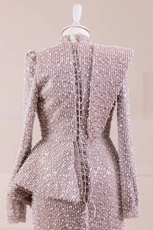 Ziva Tesettür Abiye - FioraofDress - tesettur - abiye - Pudra - 38 - hijab - evening - dress