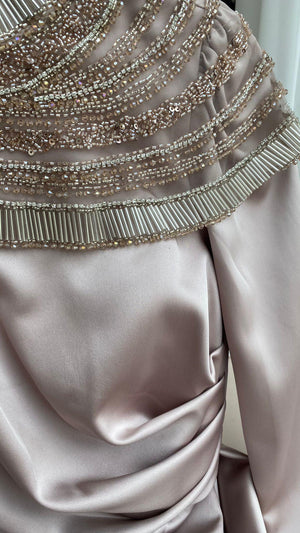 Zümra Tesettür Abiye - FioraofDress - tesettur - abiye - 44 - Pudra - hijab - evening - dress