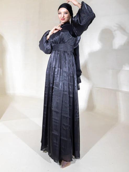 Aditya Tesettür Abiye - FioraofDress - tesettur - abiye - 44 - Siyahh - hijab - evening - dress