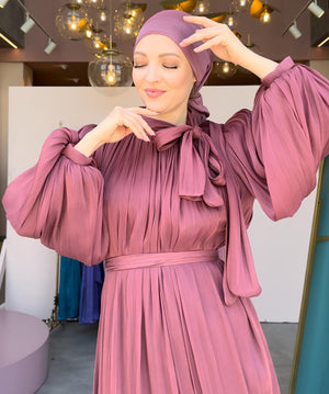 Aditya Tesettür Abiye - FioraofDress - tesettur - abiye - 44 - marşala - hijab - evening - dress