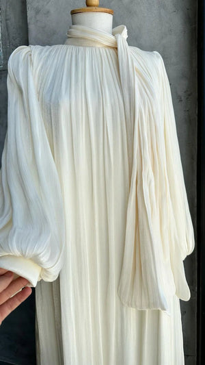 Aditya Tesettür Abiye - FioraofDress - tesettur - abiye - 44 - Ekru - hijab - evening - dress