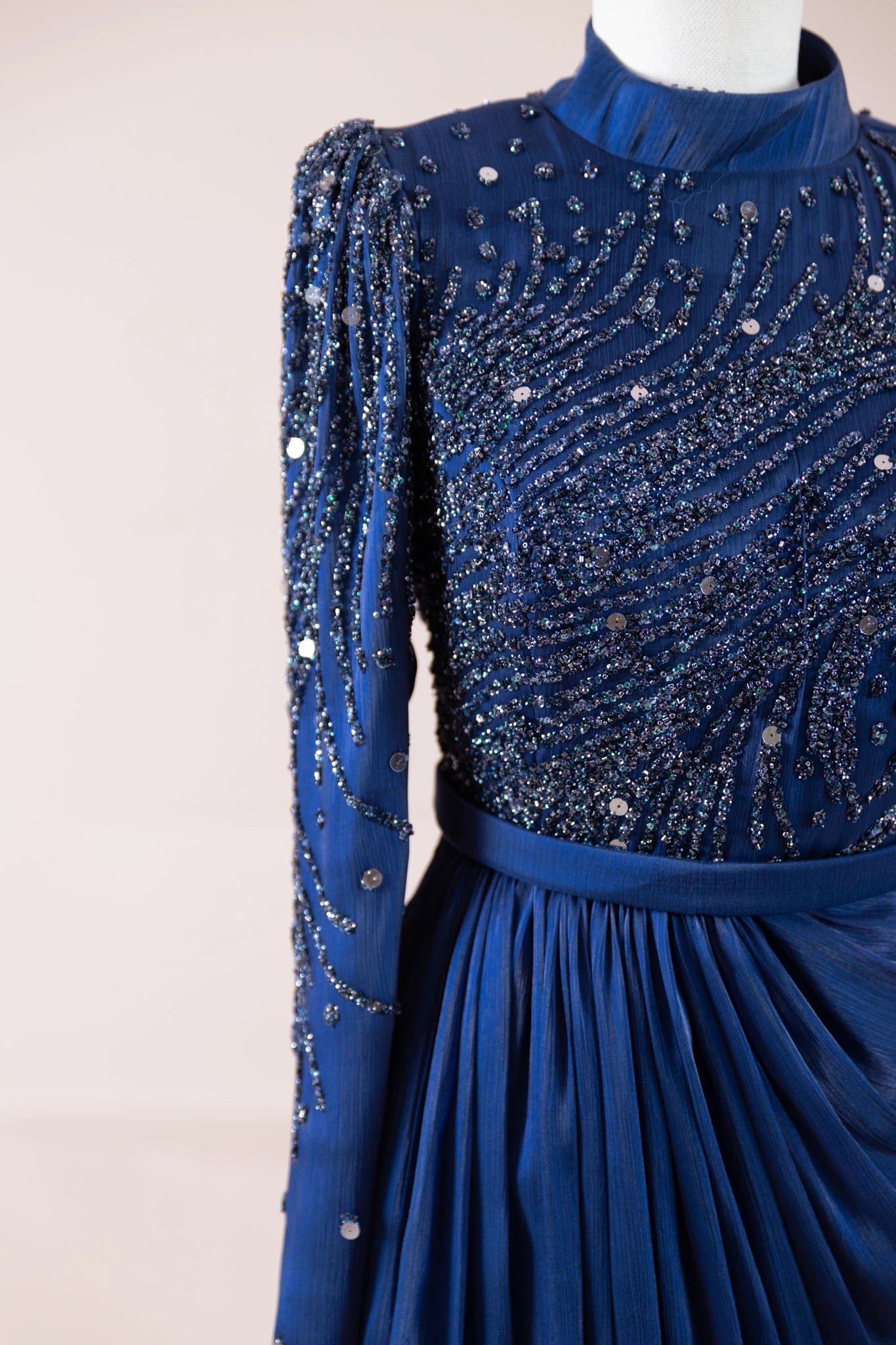 Ahenk Tesettür Abiye - FioraofDress - tesettur - abiye - lacivert - 38 - hijab - evening - dress