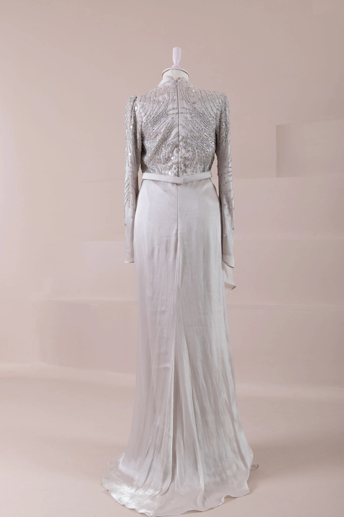 Ahenk Tesettür Abiye - FioraofDress - tesettur - abiye - BEJ - 38 - hijab - evening - dress