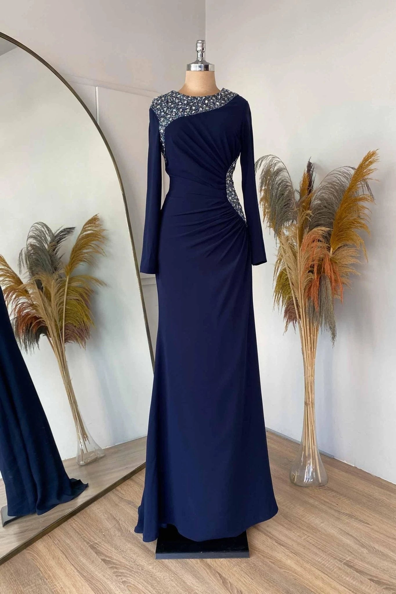 Aleyna Tesettür Abiye - FioraofDress - tesettur - abiye - 48 - zümrüt - hijab - evening - dress