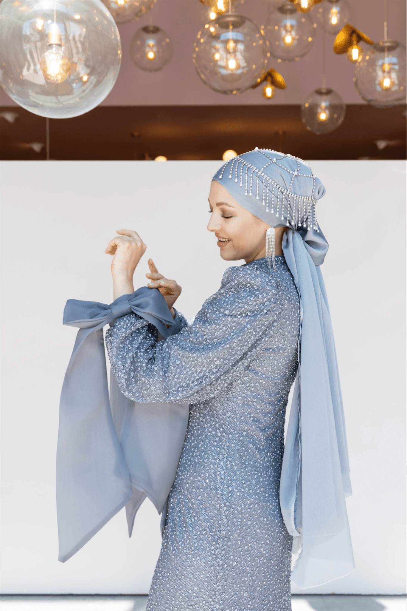 Alina Tesettür Abiye - FioraofDress - tesettur - abiye - 48 - antrasitt - hijab - evening - dress