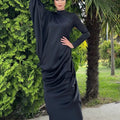 Almira Siyah Tesettür Abiye - FioraofDress - tesettur - abiye - 44 - SİYAH - hijab - evening - dress