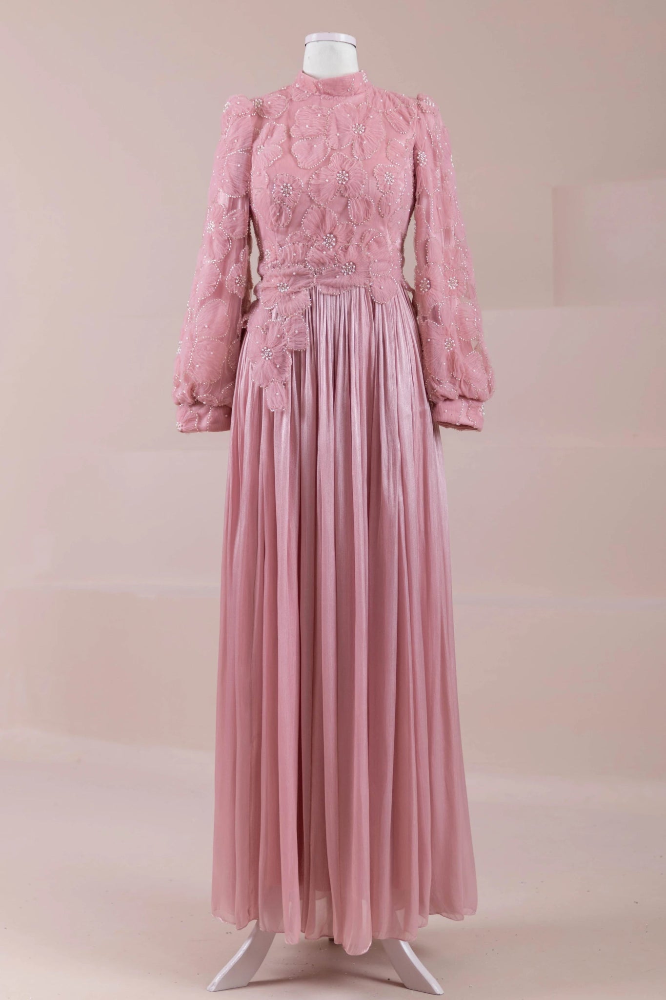 Alora Tesettür Abiye - FioraofDress - tesettur - abiye - PEMBE - 38 - hijab - evening - dress
